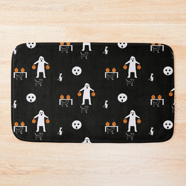 Item preview, Halloween Night Scene with Ghost designed and sold by Elaine M Hayward .