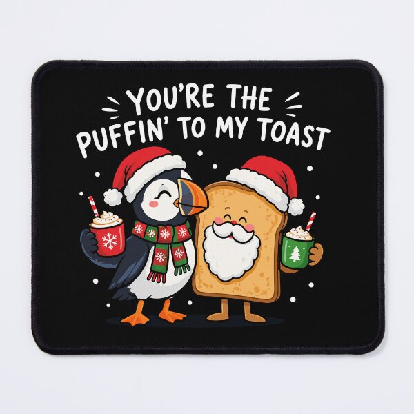 Item preview, Funny Puffin and Toast Christmas Shirt | Cute Holiday Food Pun | Festive Puffin Lover Gift designed and sold by mraihan.