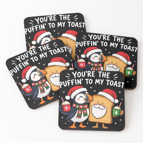 Item preview, Funny Puffin and Toast Christmas Shirt | Cute Holiday Food Pun | Festive Puffin Lover Gift designed and sold by mraihan.