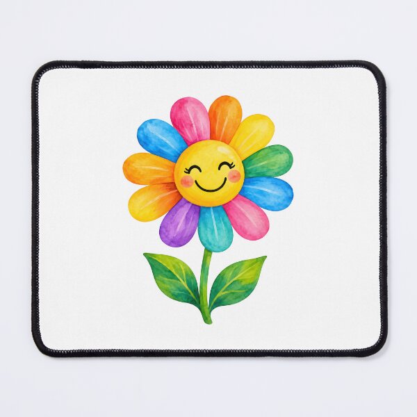 Item preview, Smiling flower designed and sold by trendspatterns.