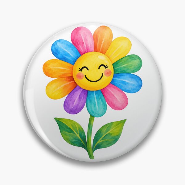 Item preview, Smiling flower designed and sold by trendspatterns.