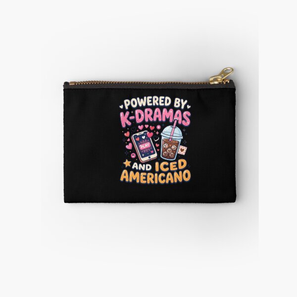 Item preview,  Cute K-Drama Lover Gift Powered K-Dramas and Iced Americano designed and sold by HappyHarmony40.