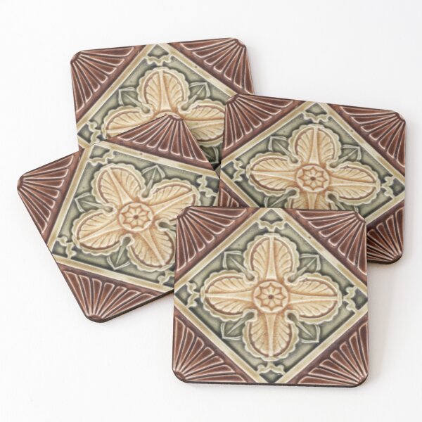 Item preview, Botanical tile designed and sold by H4ppy01.