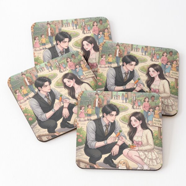 Item preview, Romantic Anime Couple designed and sold by nammonartstudio.
