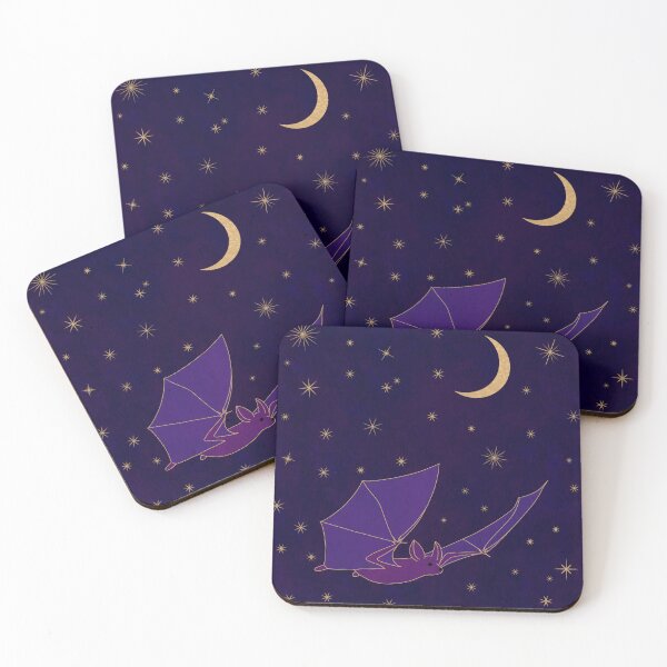 Item preview, Purple Flying Bat designed and sold by EBParsley.