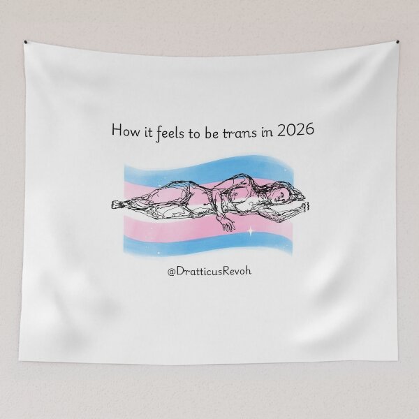 Item preview, Trans Exhaustion 2026 designed and sold by DratticusRevoh.