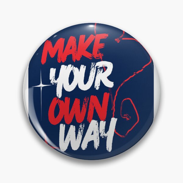 Item preview, Make Your Own Way – Motivational Typography Design designed and sold by IZDIHAR-STUDIO.