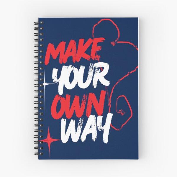 Item preview, Make Your Own Way – Motivational Typography Design designed and sold by IZDIHAR-STUDIO.