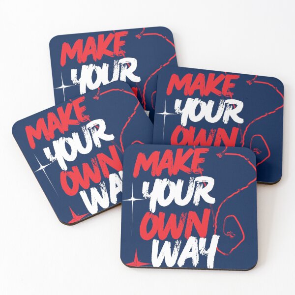 Item preview, Make Your Own Way – Motivational Typography Design designed and sold by IZDIHAR-STUDIO.