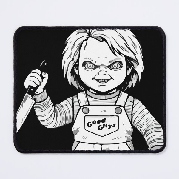 Item preview, Creepy Chucky Doll Line Art - Horror Killer Doll  designed and sold by Brexmore3.