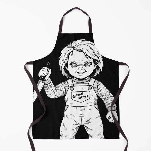 Item preview, Creepy Chucky Doll Line Art - Horror Killer Doll  designed and sold by Brexmore3.