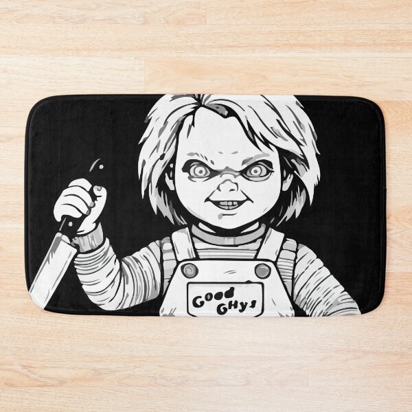 Item preview, Creepy Chucky Doll Line Art - Horror Killer Doll  designed and sold by Brexmore3.