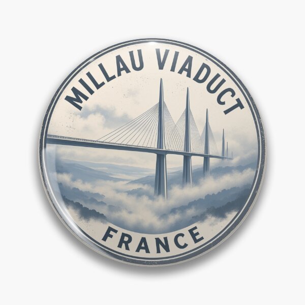 Item preview, Millau Viaduct France Cable Stayed Bridge Scenic Drive designed and sold by jeshands.