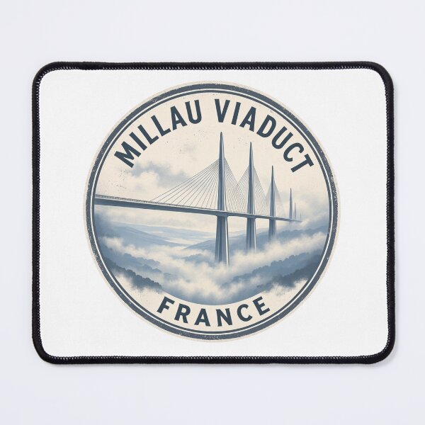 Item preview, Millau Viaduct France Cable Stayed Bridge Scenic Drive designed and sold by jeshands.
