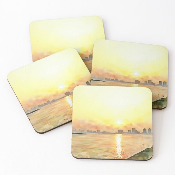 Item preview, Sunset on the Waterfront designed and sold by RCWatercolours.