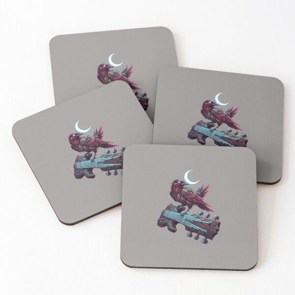 Item preview, Bird Perched On Guitar Headstock Graphic-40 designed and sold by BerkanYalcin.