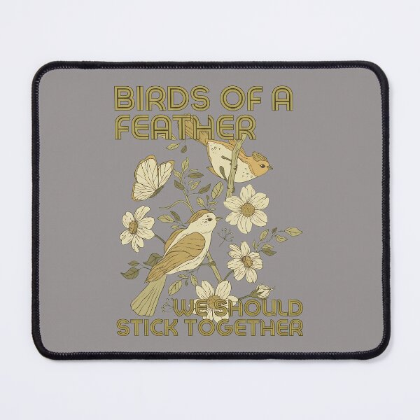 Item preview, Birds of a Feather Stick Together Vintage Art-22 designed and sold by BerkanYalcin.