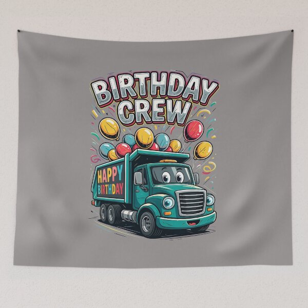 Item preview, Birthday Crew Dump Truck Party Shirt-51 designed and sold by BerkanYalcin.