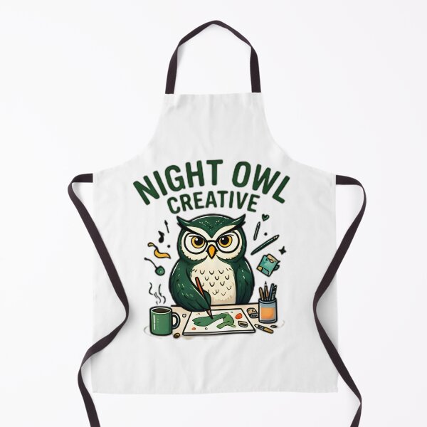 Item preview, Night Owl Creative Artist Owl Illustration designed and sold by Pyt27.