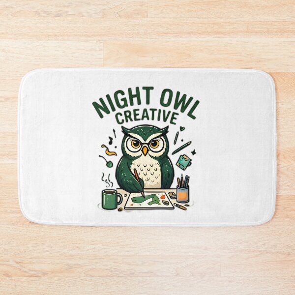 Item preview, Night Owl Creative Artist Owl Illustration  designed and sold by Pyt27.