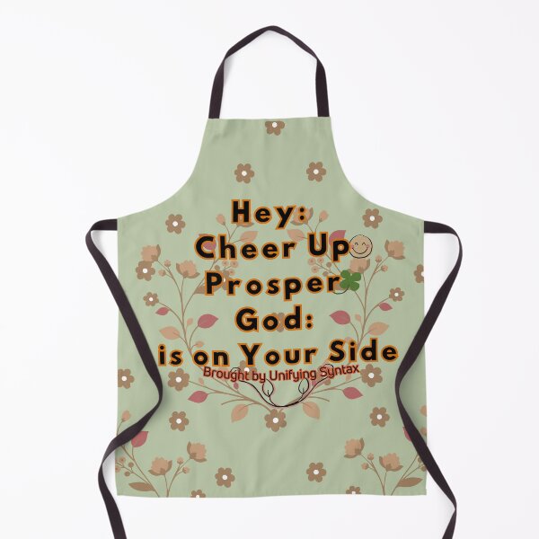 Item preview, Cheer Up, Prosper - God is on Your Side Inspirational Typography & Motivational Quote Designs designed and sold by UnifyingSyntax.