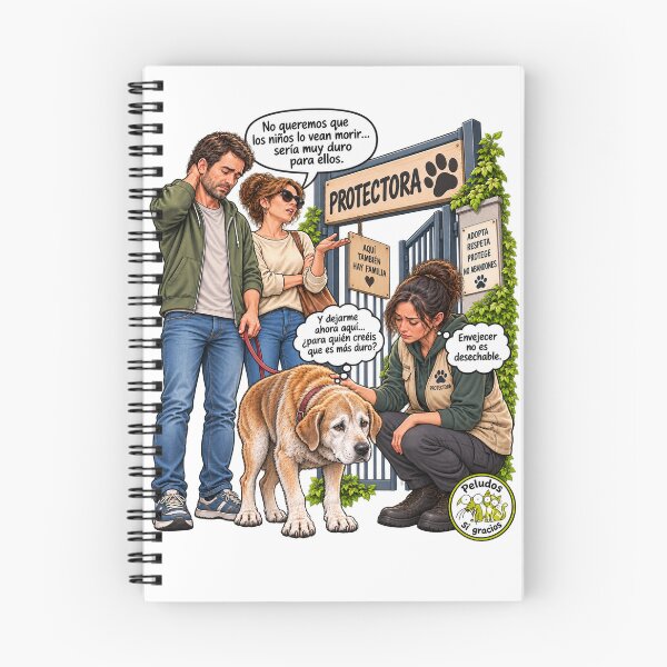 Item preview, Animal abandonment: aging is not disposable designed and sold by Peludos, Sí gracias.