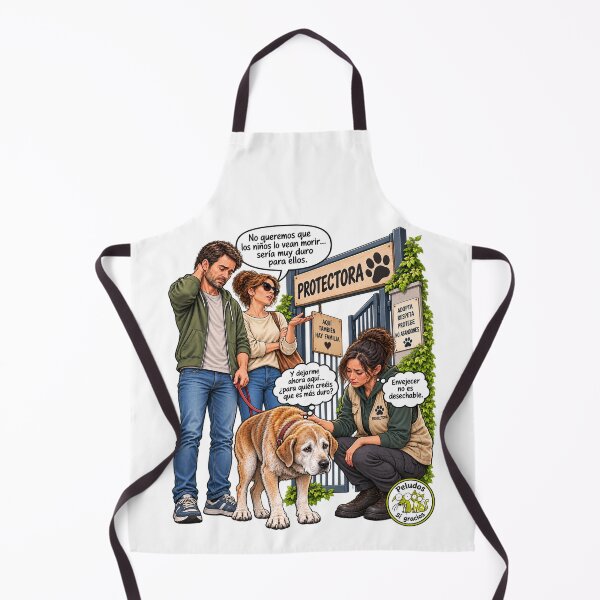 Item preview, Animal abandonment: aging is not disposable designed and sold by Peludos, Si gracias.