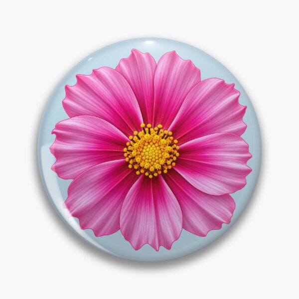 Item preview, Vibrant Pink Cosmos Flower – Cosmos Bipinnatus Botanical Art designed and sold by HO•Designs.