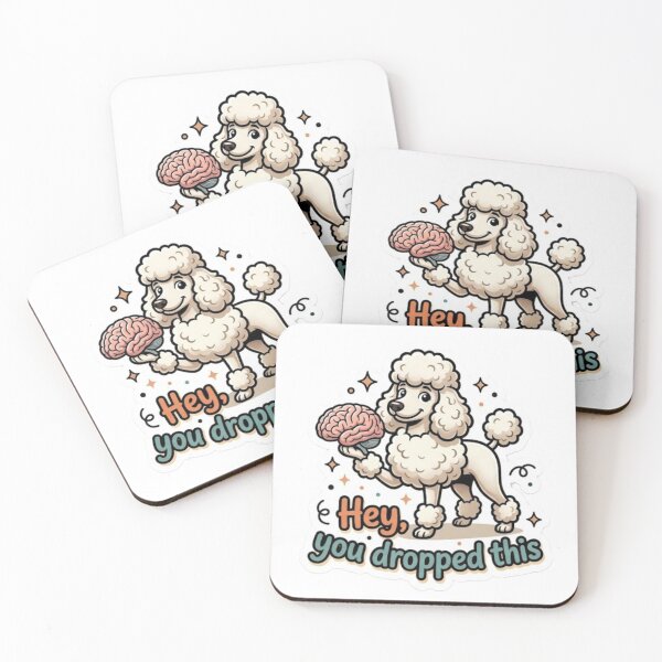 Item preview, Smart Poodle Dropped This Brain designed and sold by SynKraftThreads.