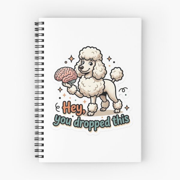Item preview, Smart Poodle Dropped This Brain designed and sold by SynKraftThreads.