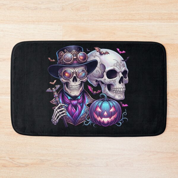 Item preview, Halloween Steampunk Skeleton Tophat Pumpkin Cane designed and sold by Voodoo Store Paranormal Collections.