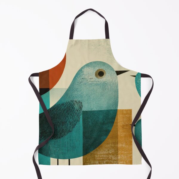 Item preview, Colorful birds in an abstract scene designed and sold by anytka.