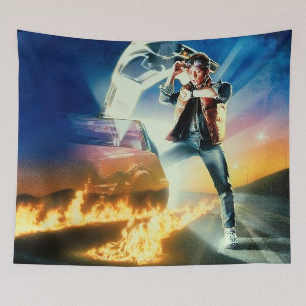 Item preview, Time Machine – Neon DeLorean Night designed and sold by titaninatuxedo0.