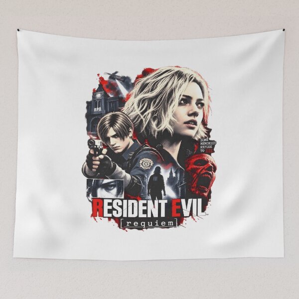 Item preview, Resident Evil Requiem Leon Kennedy Grace Ashcroft designed and sold by GeraldineDraw.