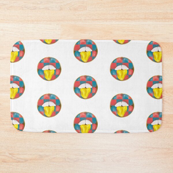 Item preview, Rebel Lips Pop Art – blocks red blue yellow Lips designed and sold by GoldenRebels.