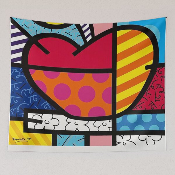 Item preview, Romero Britto exhibition poster - The Apple designed and sold by berpialession.