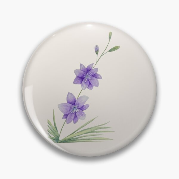 Item preview, Reaching for the Light – Purple Larkspur Watercolor designed and sold by MiniRadiance.