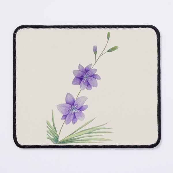 Item preview, Reaching for the Light – Purple Larkspur Watercolor designed and sold by MiniRadiance.