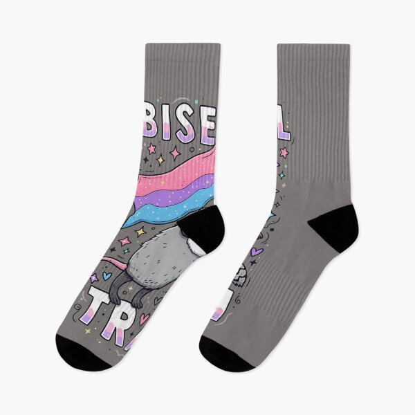 Item preview, Bisexual Trash Raccoon Opossum Pride Flag-55 designed and sold by ThorstenRewicki.