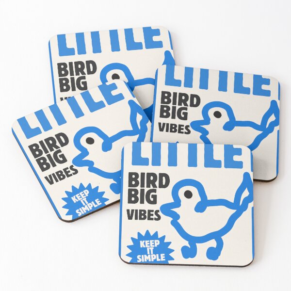 Item preview, Little Bird Big Vibes – Keep It Simple Design designed and sold by IZDIHAR-STUDIO.