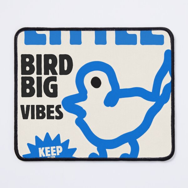 Item preview, Little Bird Big Vibes – Keep It Simple Design designed and sold by IZDIHAR-STUDIO.