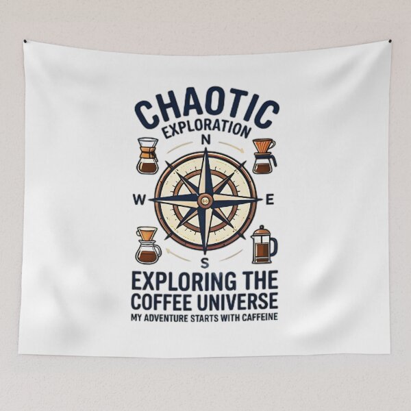 Item preview, Chaotic Exploration Coffee Universe Compass Design designed and sold by Pyt27.