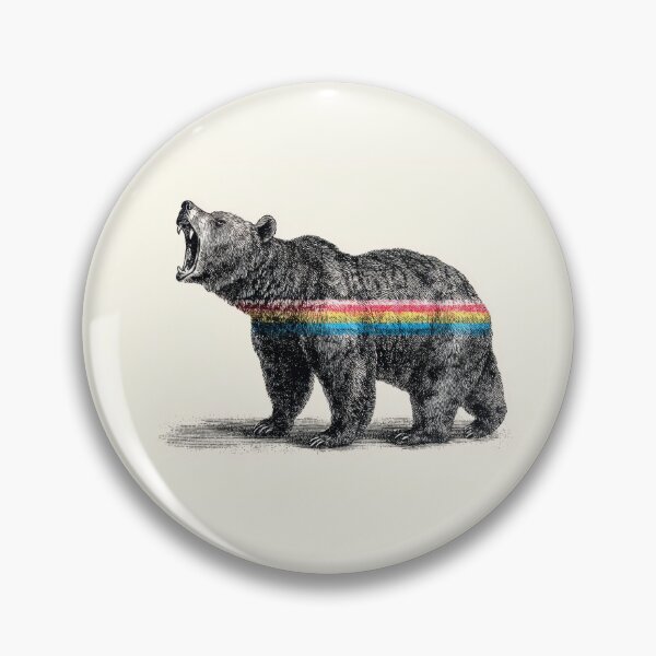 Item preview, Bear with colorful stripe design designed and sold by anytka.