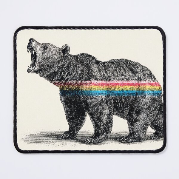 Item preview, Bear with colorful stripe design designed and sold by anytka.