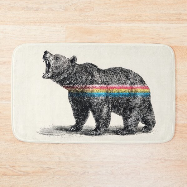 Item preview, Bear with colorful stripe design designed and sold by anytka.