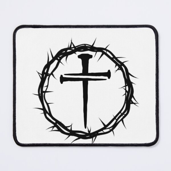 Item preview, Nail cross with crown of thorns designed and sold by UmaCreatesThings.