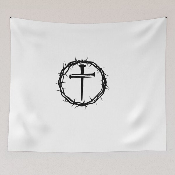 Item preview, Nail cross with crown of thorns designed and sold by UmaCreatesThings.