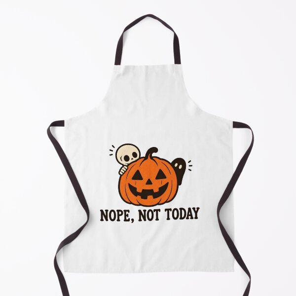 Item preview,  Nope Not Today Cute Pumpkin Skull Ghost Halloween    designed and sold by calicito.