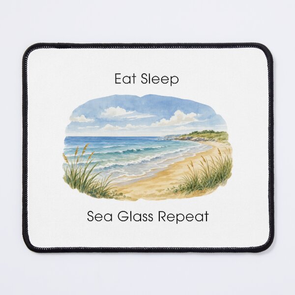 Item preview, Sea Glass Hunter - Sea Glass Lover Gifts - Beachcombing - Eat Sleep Sea Glass Repeat designed and sold by DesignByLeo.