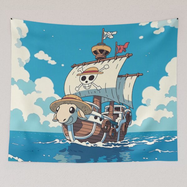 Item preview, Going Merry One Piece Ship – Straw Hat Pirates Sail designed and sold by frantuliuss.
